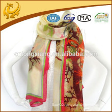 bright color and factory wholesale custom digital printed scarves